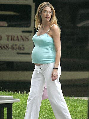 is Denise Richards pregnant for real