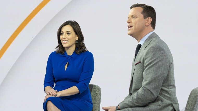 is Hallie Jackson pregnant for real