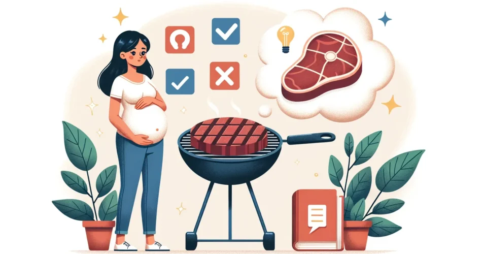 can you eat medium week steak while pregnant