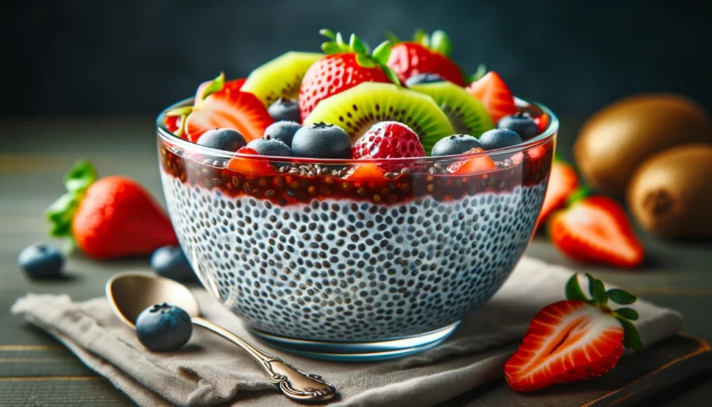 chia seed pudding snack for pregnant women